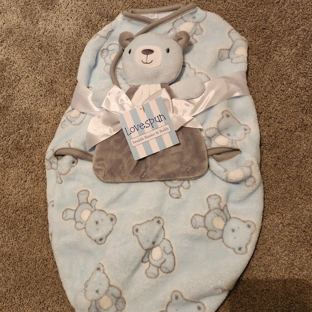 Swaddle blanket and Buddy